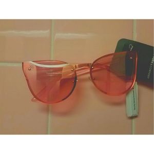 NWT New York & Company Pink Cat Eye Sunglasses
